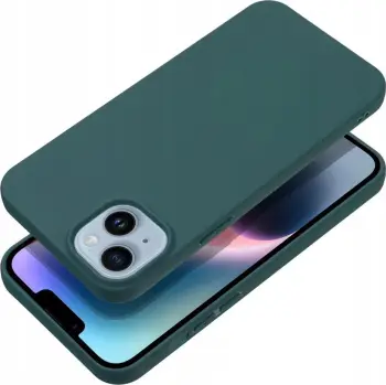 Këllëf telefoni Matt Case për Samsung S24, TPU, mat, jeshile e errët