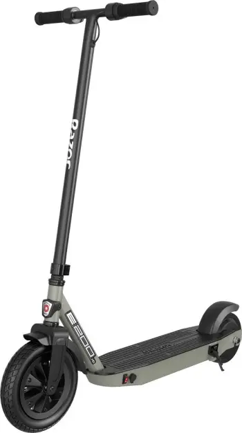 Trotinet elektrik Razor E200 HD, motor 200W, deri 20 km/h, gri