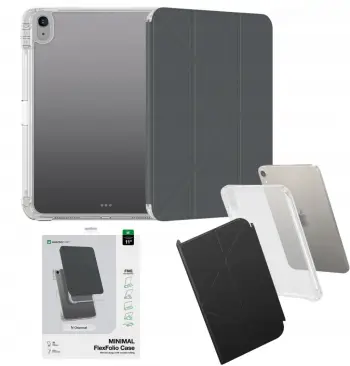 Futrollë për tablet AMAZINGTHING Minimal Case, për iPad Air M3 11", e zezë