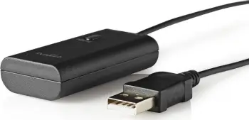 Transmetues Bluetooth Nedis BTTR100BK, hyrje 3.5 mm, aptX Low Latency, i zi