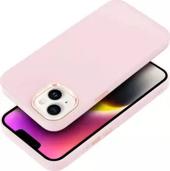 Mbrojtëse kornizë për telefon Samsung Galaxy A25 5G, rozë e çelët