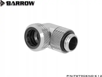 Adapter uji PC Barrow Multi link, 90°, për tuba 12 mm, argjendtë