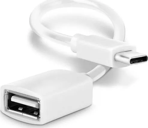 Kabllo USB Ugreen LX8384C, USB A në USB C, 0.12 m, e bardhë - 1