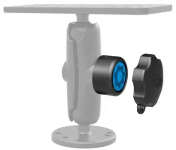 Dorezë sigurie RAM Mounts Pin Lock, për krahë B Size, me çelës, e zezë