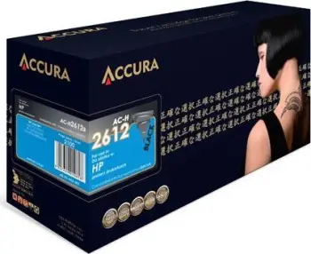 Toner printeri Accura AC H2612A, zëvendësues për HP 12A Q2612A, 2100 faqe, i zi