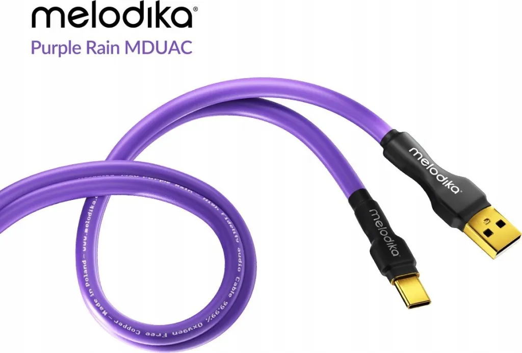 Kabllo USB Melodika MDUAC07, Type A në Type C, 0.7m, e zezë - 2