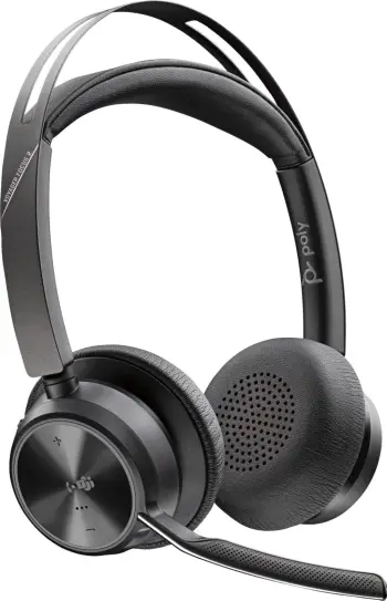 Kufje wireless HP Poly Voyager Focus 2, anulim aktiv i zhurmës, me mikrofon, të zeza