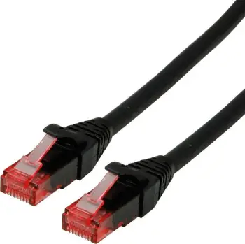 Kabllo rrjeti Roline Patch, CAT 6, UTP, 1.5m, pa halogjen, i zi