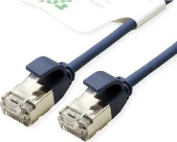 Kabllo rrjeti Roline Patch Cable Cat6a, U/FTP, 3m, blu