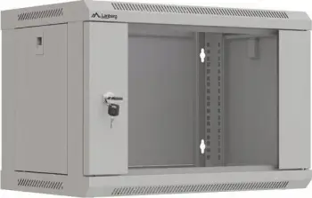 Kabinet rrjeti Lanberg Rack 19" 6U, 540x350 mm, ngjyrë gri