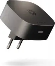 Adapter karikues ZENS Qi2 Wireless dhe USB C, 2 në 1, Europlug, i zi