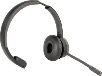 Kufje pa tela AGFEO Infinity Mono, DECT, profesionale, e zezë