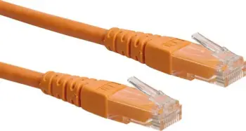 Kabllo rrjeti Roline UTP Cat.6, 5m, RJ-45, portokalli