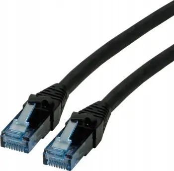 Kabllo rrjeti Roline Patch, RJ45 në RJ45, CAT 6a, 1.5 m, e zezë