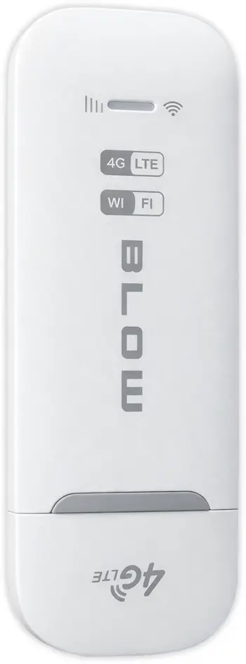 Modem LTE 4G USB WiFi Blow 86 079, hotspot deri 10 pajisje, 2.4GHz, i bardhë