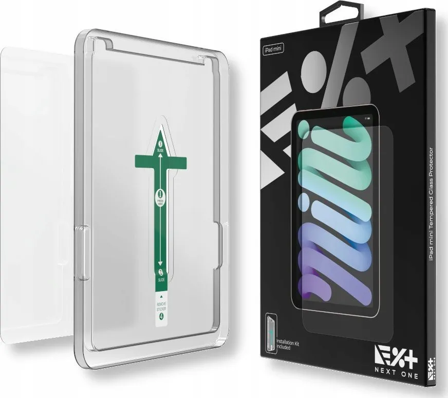 Stakllinë mbrojtëse NEXT ONE Tempered, për iPad mini 7th Gen, transparente - 2