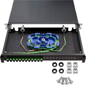 Patch panel optik Stalflex TFSP 19" 1U 24 porta SC, i zi