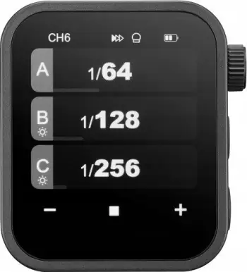 Trigger blici Godox X3 F, TTL wireless, touchscreen, për Fuji, i zi