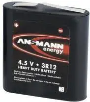 Bateri Ansmann 3R12, 4.5V, zink karbon, e zezë
