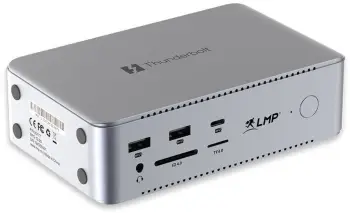 Docking station LMP Thunderbolt 5 Pro ThunderDock TB5, 8K, 14 porta, gri Space Gray