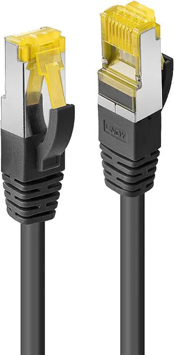 Kabllo rrjeti Lindy SFTP LSZH, Cat6a, 1m, set 10 copë, i zi
