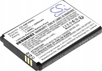 Bateri për ruter Xiaomi DC027 F490 4G, Li Po, 3.7V 2000mAh