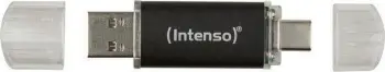 USB flash Intenso Twist Line, 512GB, USB 3.2, gri argjendtë