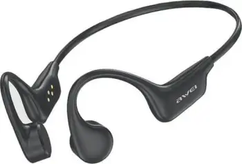 Kufje sportive Awei A899, bone conduction, Bluetooth, 32GB, IPX8, të zeza