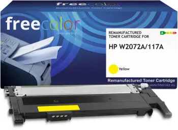 Toner Freecolor HP 117A W2072A, i verdhë, 700 faqe