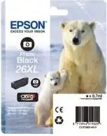 Ngjyrë për printer Epson C13T26314010, no.26XL, 500 faqe, 12.2ml, e zezë