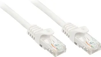 Kabllo rrjeti Lindy Patchcord UTP, CAT 6, 3 m, e bardhë