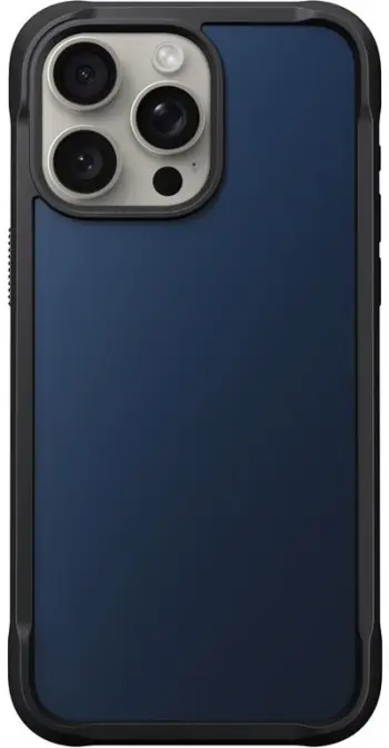 Maskë telefoni Nomad Rugged INNE, për iPhone 15 Pro Max, mbrojtëse TPU, blu Atlantic