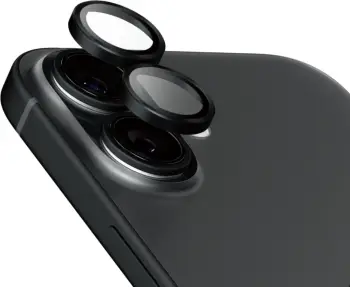 Mbrojtës kamere PanzerGlass Hoops Ceramic, për iPhone 16, për iPhone 16 Plus, transparent