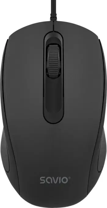 Maus me kabllo Savio MB-02, 1200 DPI, USB, i zi