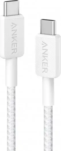 Kabllo USB Anker A81F5G21, USB C, 0.9 m, e bardhë