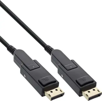 Kabllo DisplayPort InLine 1.4 AOC, 25m, 8K, e zezë