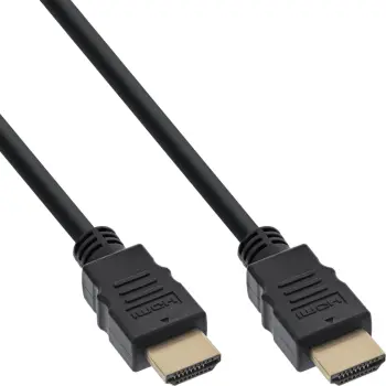 Kabllo HDMI InLine High Speed me Ethernet, 2.5m, e zezë