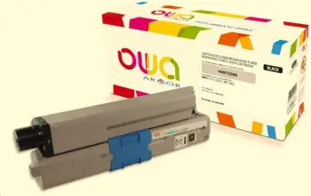 Toner OWA Armor 44973508, zëvendësues për OKI C511 C531 MC562, i zi