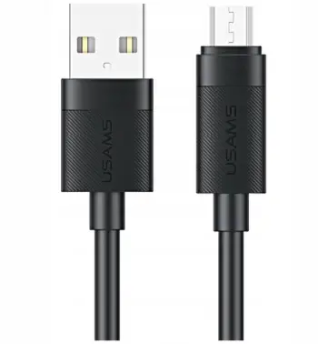 Kabllo karikimi USAMS U94, MicroUSB në USB A, 18W, 1m, e zezë