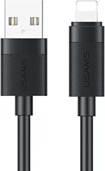 Kabllo karikimi USAMS U94, Lightning në USB A, 12W, 1m, e zezë