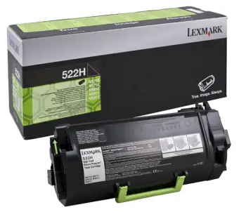 Toner Lexmark 522H 52D2H00, Black, kapacitet i lartë