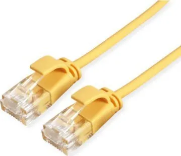 Kabllo rrjeti Roline Patch Cable Cat6a, 0.15m, RJ45, e verdhë - 1