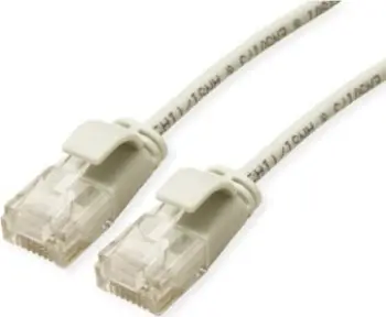 Kabllo rrjeti Roline Patch Cable, UTP Cat6a, 5m, e bardhë