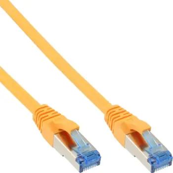 Kabllo rrjeti InLine Patch Cable 76820Y, Cat.6A, 20m, 500MHz, e verdhë