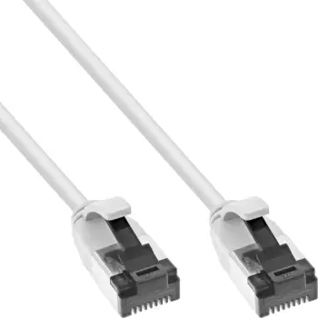Kabllo rrjeti InLine Patch Cable Slim, Cat.8.1, 2m, i bardhë
