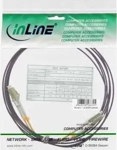 Kabllo optike InLine 88526P, SC në SC, 50m, OM4 50/125µm, pa halogjen, vjollcë
