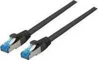 Kabllo rrjeti EFB Patchcord RJ45 S FTP, Cat 6A Cat 7, 5m, e zezë