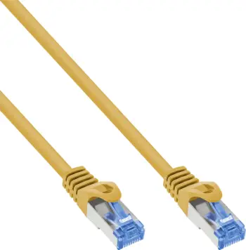 Kabëll rrjeti InLine Patch Cable Cat.6A, S FTP, 1.5m, i verdhë