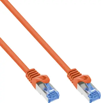 Kabllo rrjeti InLine Cat.6A, S/FTP, 2m, portokalli