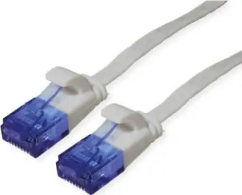 Kabllo rrjeti VALUE Patch Cable Cat.6A UTP, ekstra i rrafshët, 1m, gri